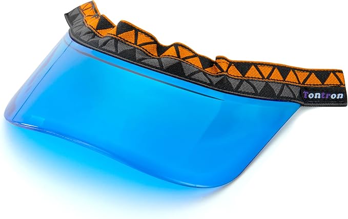 Tontron Colourvisor Removable Helmet Visor | Helmet Brim (Blue)