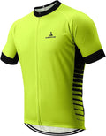 Men's Cycling Bike Jersey Long Sleeve - Moisture Wicking, Breathable, Quick Dry Biking Shirt Full Zipper