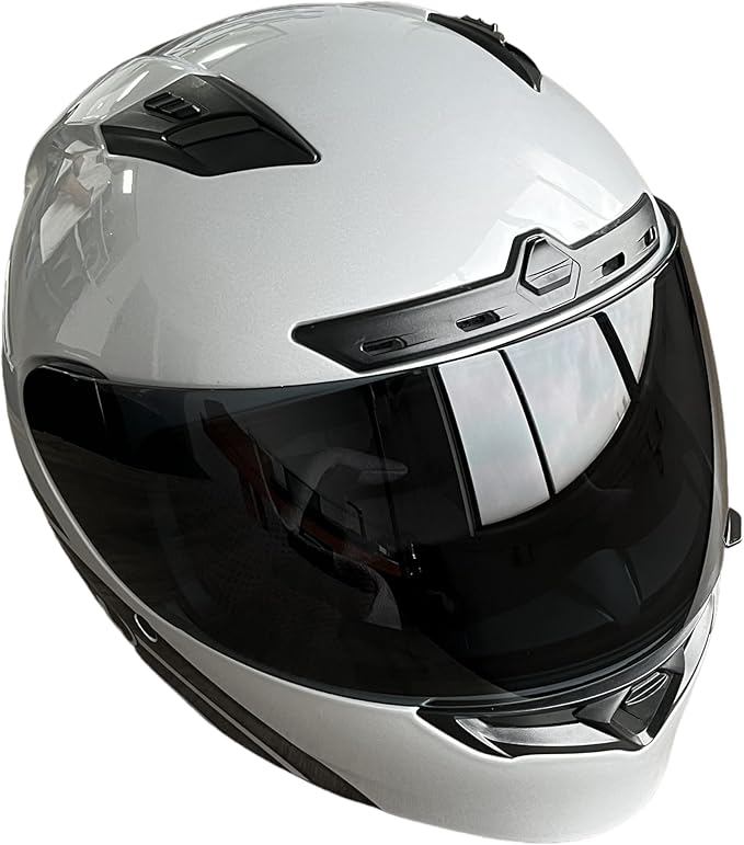 Qualifier DLX Helmet Visor,UV Protection Motorcycle Helmet Face Shield Compatible with Bell Qualifier DLX Mips/Qualifier/Star/Vortex/RS-1/RS-2/Revolver(Light Black)