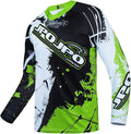 JPOJPO Men's Mountain Bike Jersey Long Sleeve MTB Off-Road Racing Downhill Motocross Shirts Quick Dry&Moisture-Wicking Tops