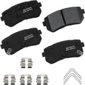 Bendix Premium SBC2034 Ceramic Rear Brake Pads for Hyundai Kona 2022-2018, Kia Seltos 2023-2020