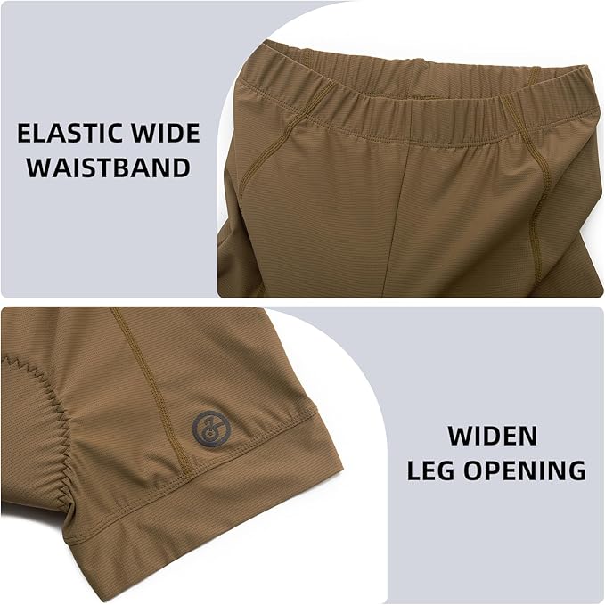 YKYWBIKE Cycling Underwear Mens 4D Padded Bike Shorts Breathable Biker Short Bicycle MTB Liner Short Road Biking Shorts