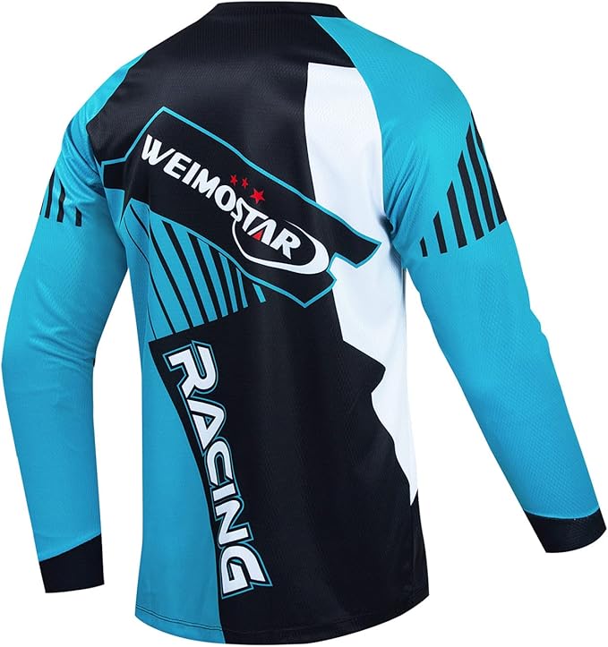Cycling Jersey Long Sleeve Men's Mountain Bike Motocross Jersey Long Sleeve MTB T-Shirt