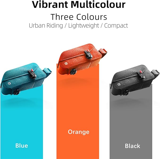 HUNTVP Top Tube Bike Bag with Magnetic Flap Waterproof Bike Frame Bag Bicycle Top Tube Bag Cycling Pouch Tools Storage Bag for Bike