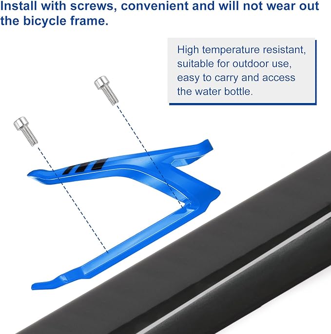 HARFINGTON Bicycle Water Bottle Holder Lightweight Universal Bike Bottle Cages Top Load Cycling Cup Holder for MTB Road Gravel