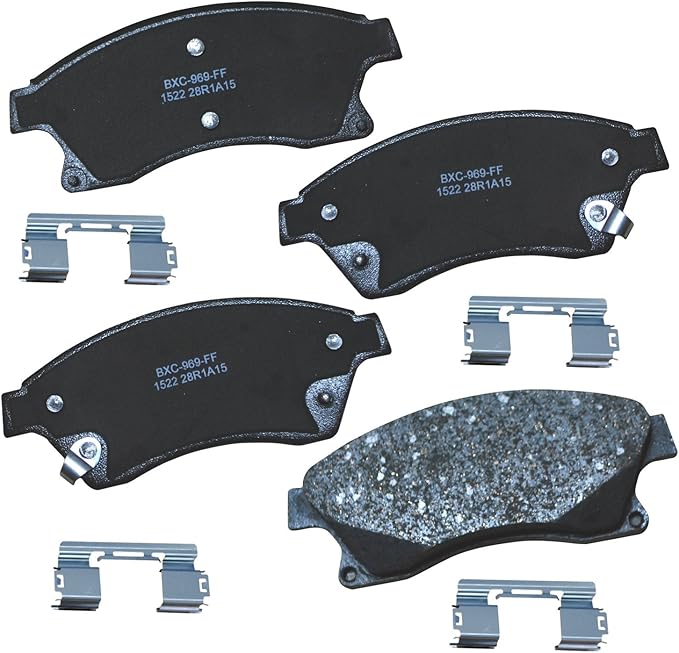 Bendix Premium SBC1522 Ceramic Front Brake Pads for Chevrolet Cruze 2015-2010, Cruze Limited 2016, Orlando 2013-2012, Sonic 2017-2012, Volt 2013