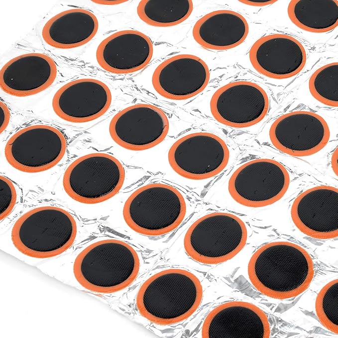 Bike Bicycle Tire Patches, Not Self Adhesive Rubber Patch Outdoor Cycling Bicycle Tire Tool for All Inflatable Inner Tubes in Road Emergency