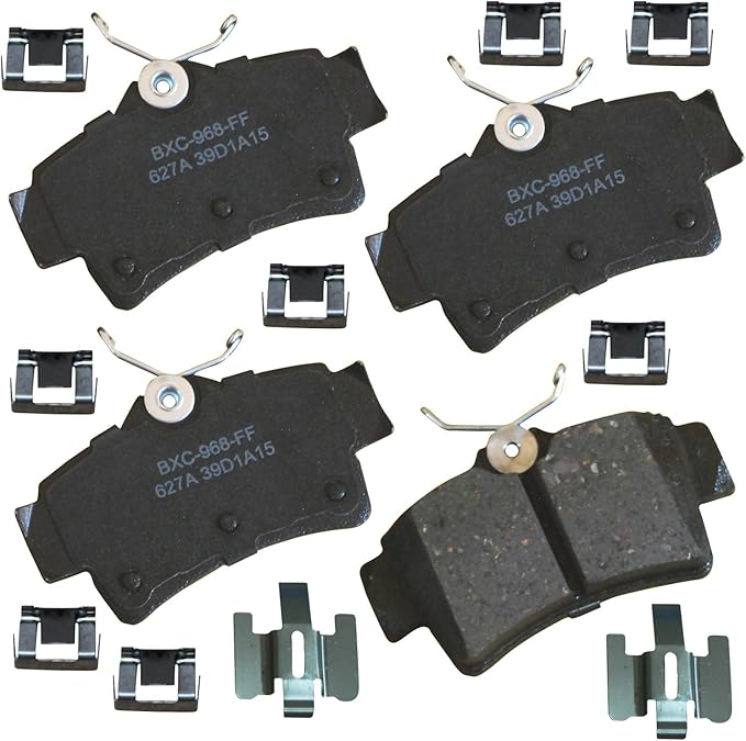 Bendix Premium SBC627A Ceramic Rear Brake Pads for Ford Mustang 2001-1994, Mustang 2004-2003