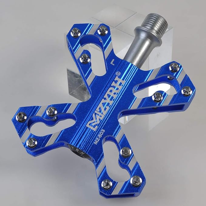 ThinkTop 3 Bearing Ultralight MTB BMX Road Mountain Bike Pedals Platform Flat Aluminum Sealed Ever Lubricate Bearing Axle 9/16 Inch