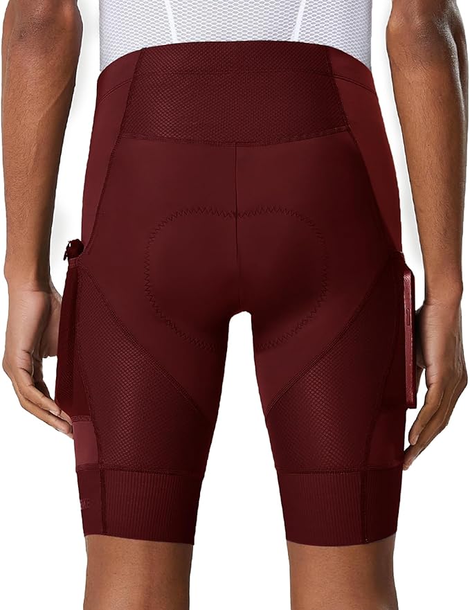 YKYWBIKE Cycling Shorts Men with Pockets,4D Padded Bike Shorts for Men,Biker Short UPF 50+ MTB Bicycle Road Biking Short