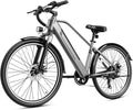 Jasion 26" Electric Bike for Adults, Internal Removable Battery Ebike with 3 Modes & 7-Speed, UL2849 Certified, 1200W Peak Motor, Max 28Mph & 50Miles, Shock Absorber, Electric City Commuter Bicycle