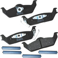 Bendix Premium SBC1012 Ceramic Rear Brake Pads for Ford F-150 2011-2004, Lobo 2005-2003, Lobo 2014-2009, Lincoln Mark LT 2008-2006, Mark LT 2011-2010
