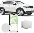 GPS Tracking Device for Cars, 1PCS Real Time GPS Tracker Device for Vehicles Work with Find My (iOS Only), Car Tracker Device Hidden with Magnetic Waterproof Case, White
