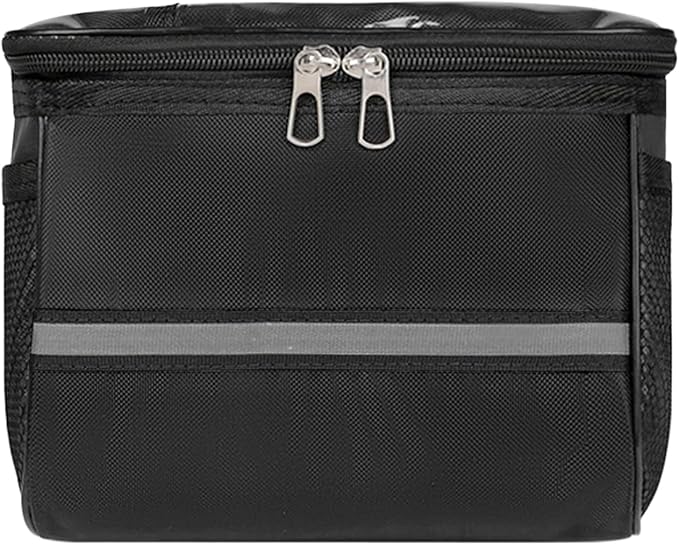 Holiberty Bike Handlebar Bag,Multifunctional Waterproof Mountain Bike Crossbar Front Bag,Basket Bicycle Front Phone Storage Pouch Bag,Professional Cycling Accessories for Outdoor Hiking Travel