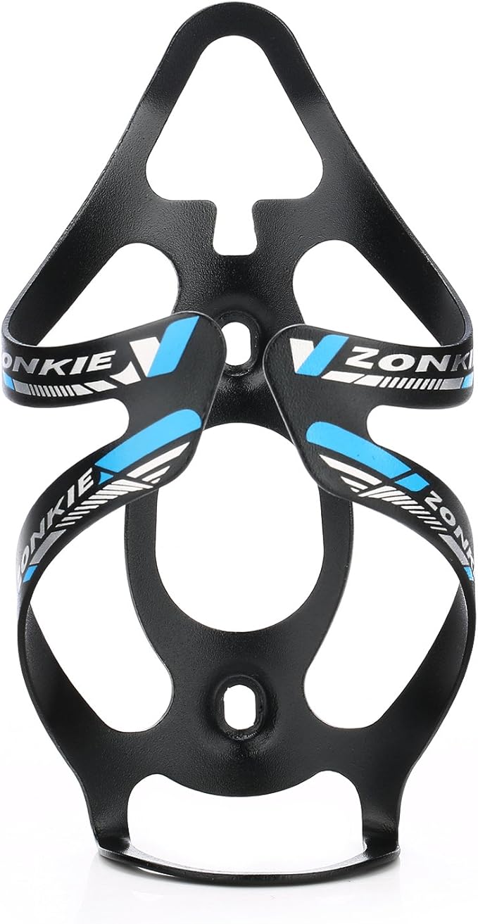 ZONKIE Road, Mountain Bicycle Water Bottle Cage, No Lost Bottles, Lightweight and Strong Bicycle Bottle Holder, Quick and Easy to Install, Great for Road, Mountain and Kids Bikes 30g