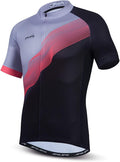 JPOJPO Men's Cycling Jersey Short Sleeved Mountain Bicycle Jerseys Breathable T- Shirt Tops S-3XL