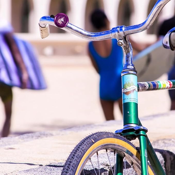 Kids Unicorn Bicycle Bell - Loud Clear Sound for Girls Bikes Fun Cartoon Handlebar Bell Easy to Install Unique Accessories for Kids and Scooters