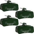 BUCKLOS Bike Disc Brake Pads - Bicycle Disk 4 Piston Pads for Shimano D02S D03S Saint Deore XT XTR SLX Zee/Tektro/TRP for Mountain Bike/Road Bike/Ebike/MTB