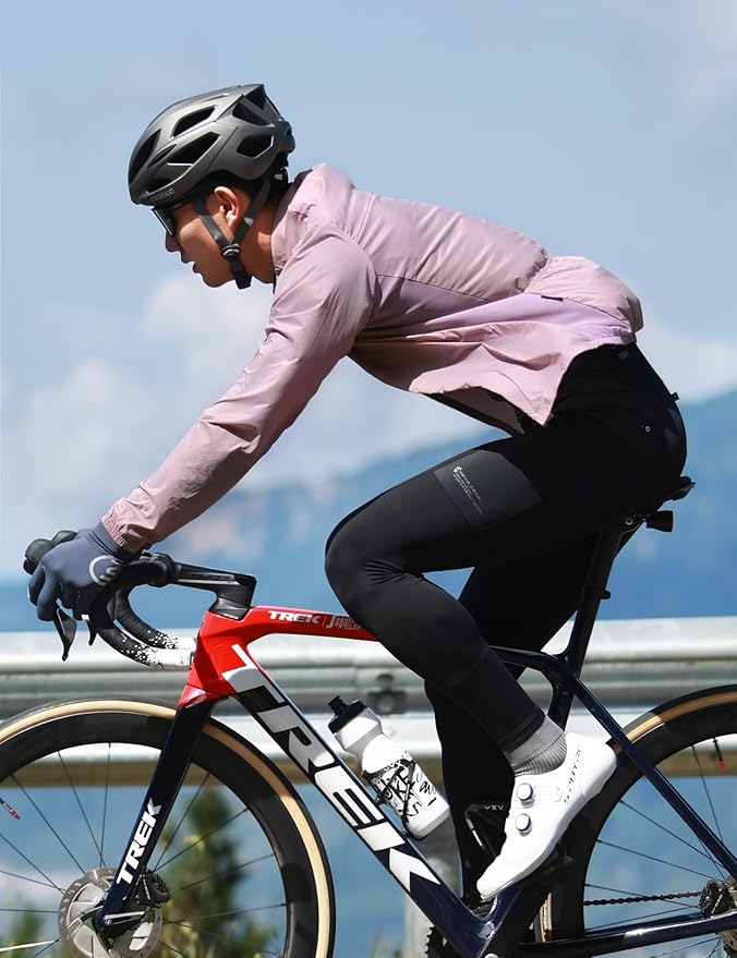INBIKE Cycling Jacket for Men Women, Windproof Lightweight Running Windbreaker, Breathable Quick Dry Reflective Biking Coat