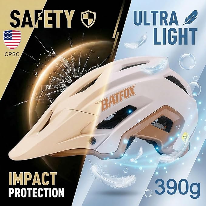 KINGBIKE NTA-8776 Mountain Bike Helmet Professional Ebike Helmets with 3-Level Adjustable Visor & Camera Mount E-MTB Helmet for Adults Men Women Youth E-Bike Safety Certified