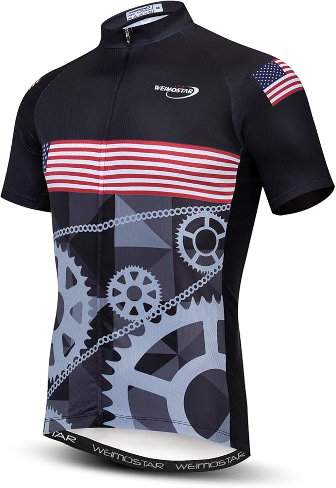 Men's Cycling Jerseys Summer Breathable Bicycle Shirts for Male Riding Clothing Quick Dry MTB Jersey