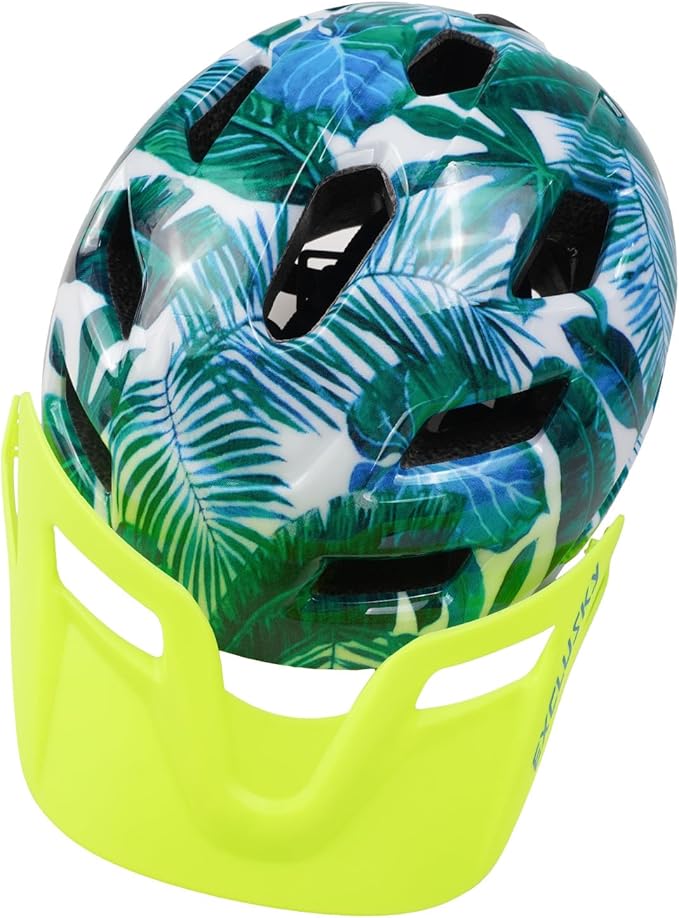 Kids Helmet, Exclusky Kids Bike Helmet Adjustable Safety Lightweight Children Bicycle Helmet for Kids Skating Cycling Scooter Boys and Girls Bicycle Helmets Ages 5-8-14