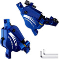 XT-7 Hydraulic Disc Brakes Calipers,Line Pulling/Cable Actuated Front & Rear Brake Calipers for MTB/Mountain Bike/E-Bike.
