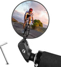 Bar End Bike Mirrors - Wide Angle Rear View, 360Adjustable Lens, Convex Handlebar Mirror for Mountain & Road Bicycle, Moped Cycling (1 Pack)
