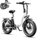 Heybike Ranger 2.0 Foldable Electric Bike for Adults, 20"×4 Fat Tire Ebike with 1400W Peak Motor, 28 MPH Max Speed, 600Wh Removable Battery, Up to 65 Miles Range, Front Suspension Step-Thru E Bike