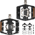 KOOTU 9/16" Bike Pedals,Flat Unicycles Bicycle Pedals, Non-Slip Aluminum Alloy Platform Cycling Pedals Sealed Bearing Pedals for MTB BMX Road Bike