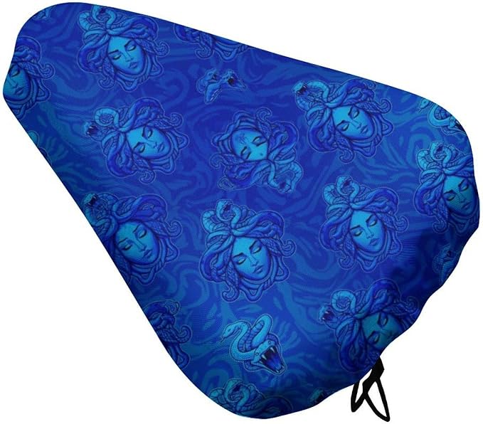 Adjustable Exercise Bike Seat Cover, Soft Cushion Indoor Outdoor Dust Resistant Protection