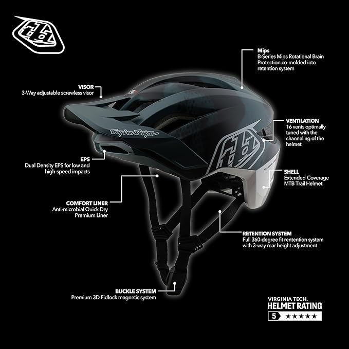 Troy Lee Designs FLOWLINE SE Helmet MIPS for Mountain Bicycle MTB