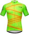 Weimostar Men's Cycling Jersey Short Sleeve Bike Clothing Multicolored Diamond