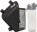 Bike Triangle Frame Bag with Bottle/Mini Speaker Holder - Bicycle Cycling Storage Triangle Top Tube Front Pouch Saddle Bag for Road and Mountain Bikes (W/Tritan Bottle)