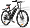 Electric Bike, 750W Peak Motor, 60+ Miles & 20MPH, 26'' Tires E-Bikes, Shock Absorber, Commuting Electric Bike for Adults