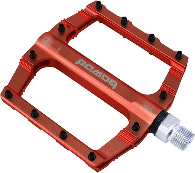 Bike Pedals 9/16" Lightweight Non-Slip Bicycle Platform Pedals - Fits Most Adult Bikes & Mountain Bikes &MTB, Road Bikes and Slip-Resistant Design