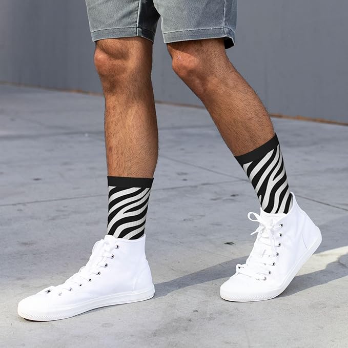 Crew Athletic Socks Funny Crazy Casual Sports Novelty Dress Socks for Women Men Running Hiking