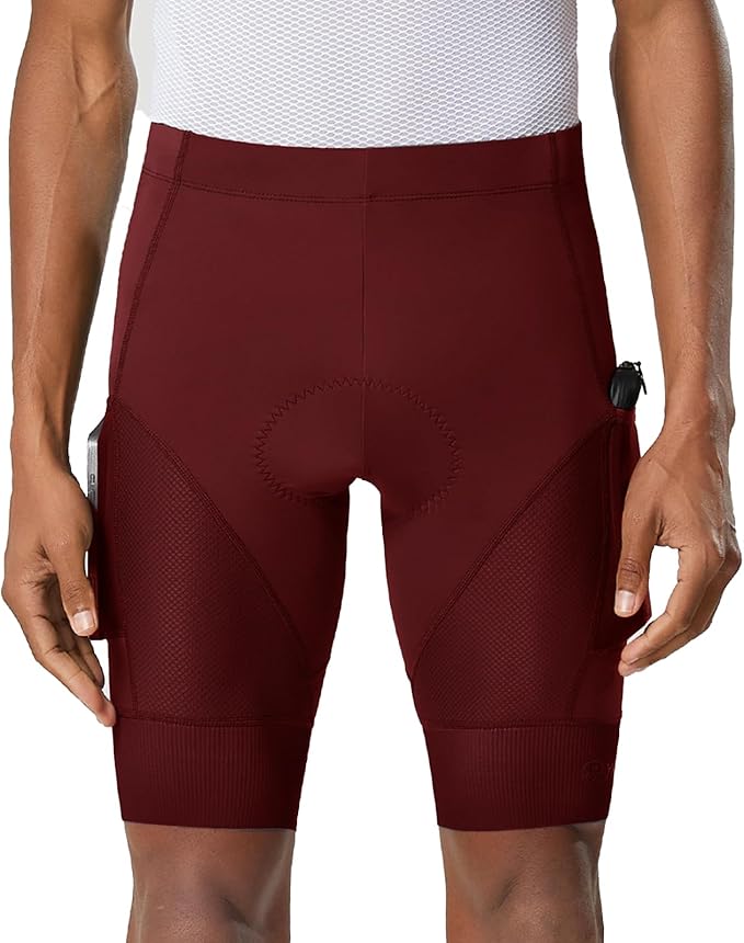 YKYWBIKE Cycling Shorts Men with Pockets,4D Padded Bike Shorts for Men,Biker Short UPF 50+ MTB Bicycle Road Biking Short