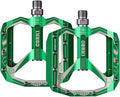 corki Extra Large Mountain Bike Pedals Flat, Aluminum Alloy MTB Pedals, Wide Platform Pedals 9/16"(Black Red Purple Green)