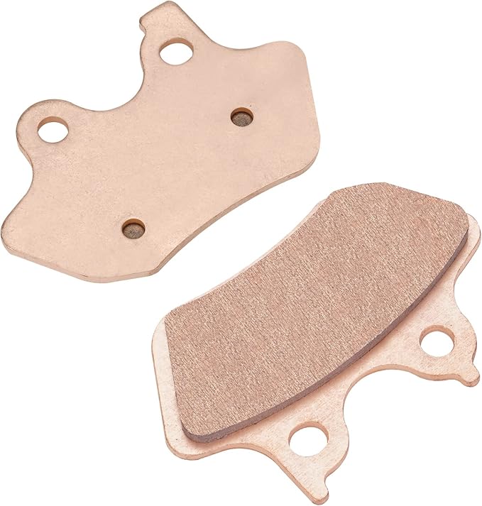 Sintered Brake Pads Set Front and Rear for Harley FLHT/FLHTi Electra Glide Standard, Flhtcu-i Electra Glide Ultra 2000-2007 Replacement Brake Pads Set