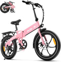 Axiniu 20" Folding Electric Bike丨850W Electric Bikes for Adults丨48V 13Ah Portable Battery丨48.5Lbs Lightweight Folding E-Bike丨60 Miles Range丨25mph Speed - Class 2 Fat TIre Ebike