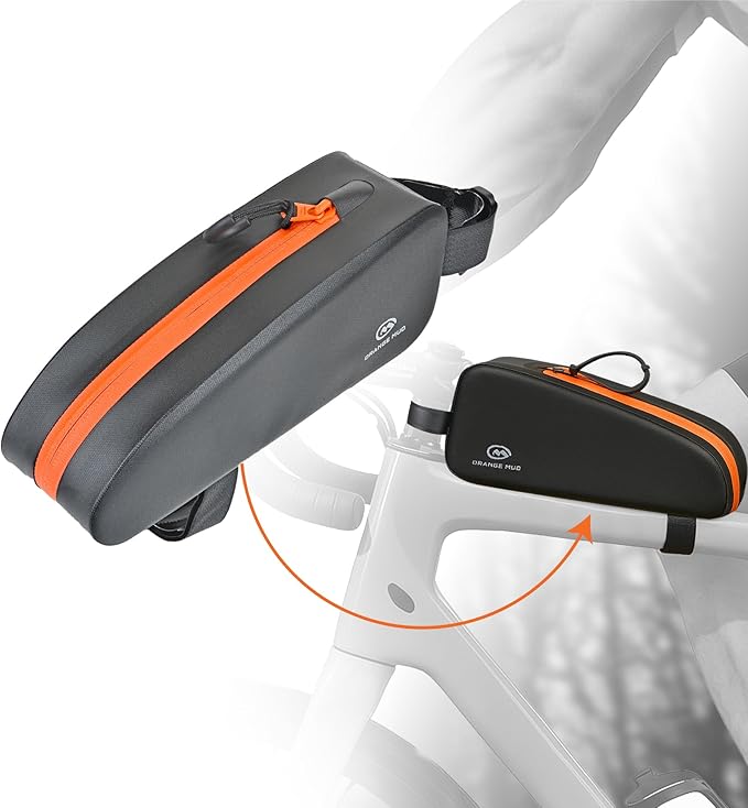 Orange Mud Handheld Soft Flask 500ml – BPA-Free Flask with Dual-Layer Storage Pockets, Waterproof TPU Coated Nylon – Ideal for Running, Hiking & Race Days