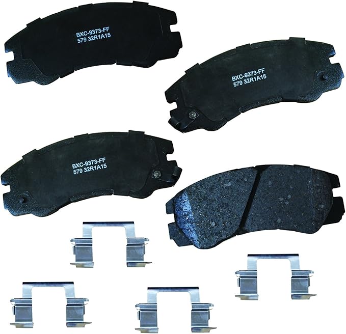 Bendix Premium SBC579 Ceramic Front Brake Pads for Select Models Acura SLX, Honda Passport, Isuzu Amigo, Axiom, Rodeo, Rodeo Sport, Trooper, VehiCROSS