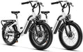 1500W Motor Electric Bike for Adults & Teenager, 48V 20AH Removable Battery Ebike, 24inch Fat Tire Electric Bicycle with 30+MPH, Step-Thru E Bike for Commuting & Mountain, Front Suspension