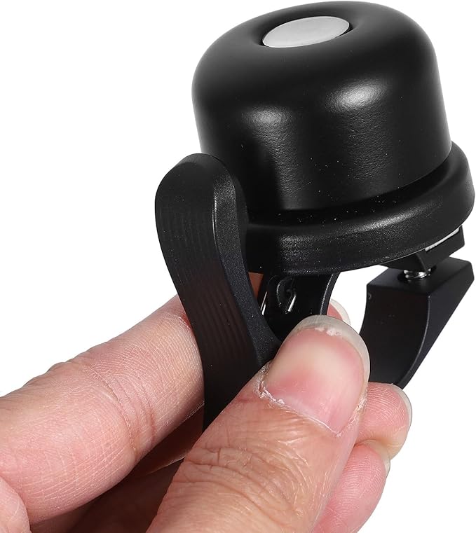 Vintage Bike Bell for Mountain Bicycles Black Metal Anti-Loss Cycling Bell with Loud Sound for Outdoor Riding and Bicycle Handlebars