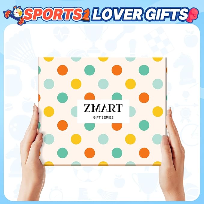 Zmart Sport Gifts for Men - Softball Basketball Volleyball Wrestling Plane Bike Socks