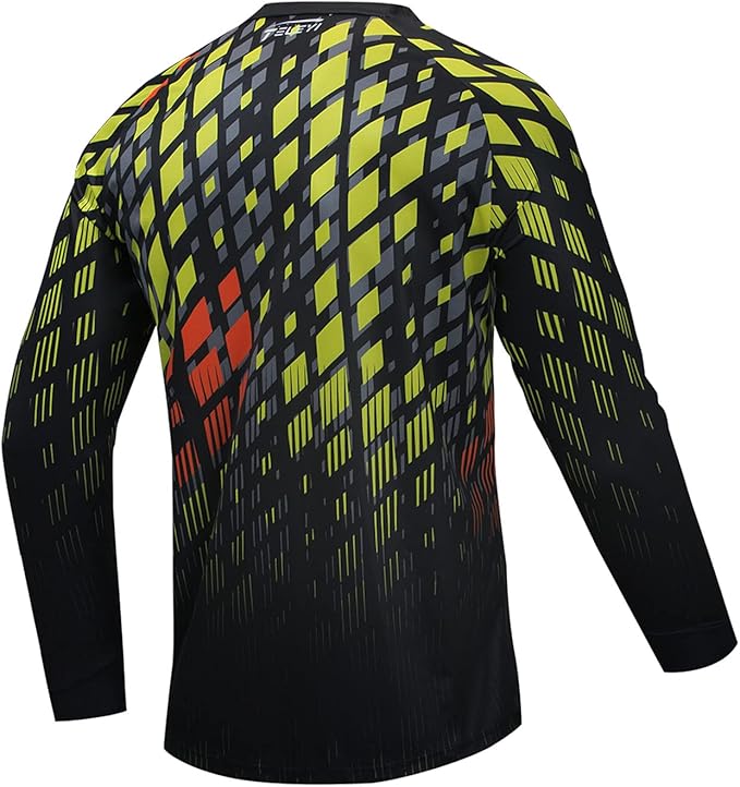 Cycling Jersey Long Sleeve Men's Mountain Bike Motocross Jersey Long Sleeve MTB T-Shirt