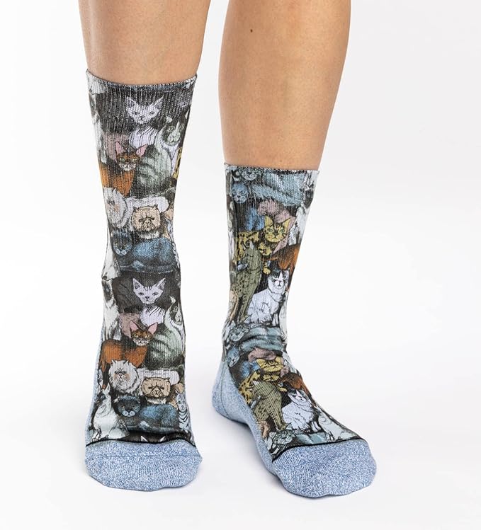 Good Luck Sock Novelty Crew Socks for Adults - For Men, Women and Teens