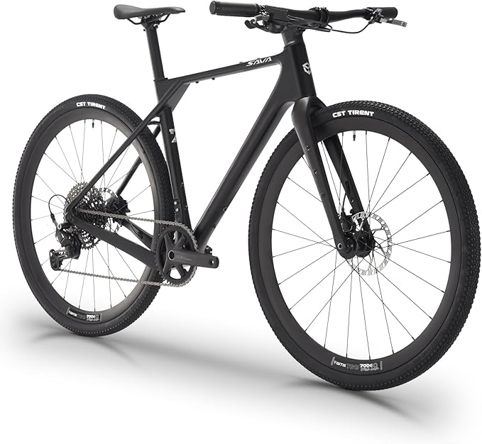 SAVADECK Carbon Gravel Bike - T800 Carbon Frame & Fork | Shimano U6000 11-Speed Groupset | Hydraulic Disc Brakes | 700CX40mm All-Terrain Tires | Men & Women Road/Off-Road Bicycle