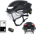 Lumos Ultra E-Bike Smart Helmet | NTA 8776 Certified | Front & Rear LED Lights | Retractable Face Shield | App Controlled | EBike, Scooter, Cycling, Bicycle | Adults, Men Women